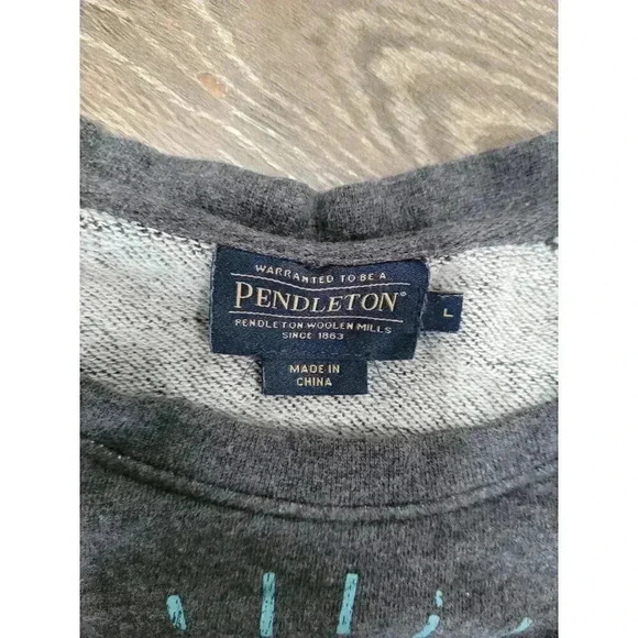 Surf‎ pendleton crewneck sweatshirt size large #4 - Picture 2 of 3